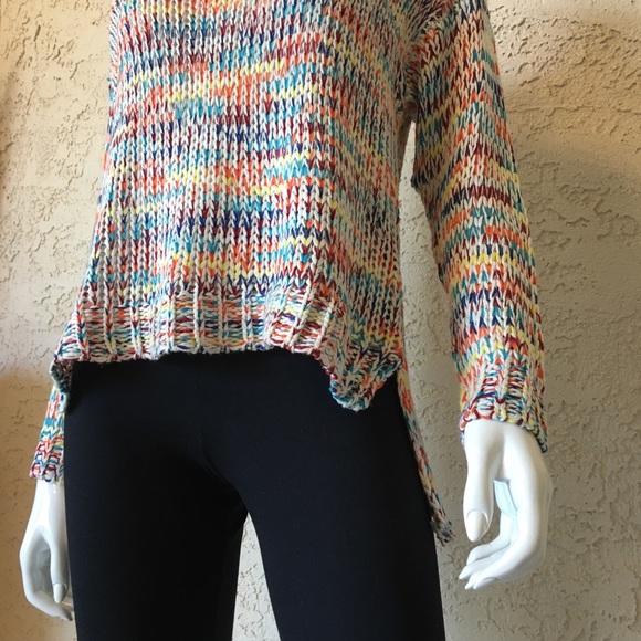 Miracle USA • multicolored knit sweater • Sz S/M - Picture 4 of 8